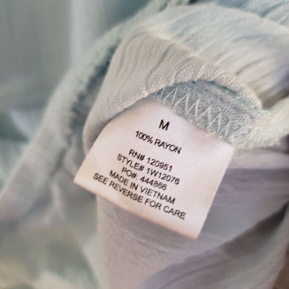 Hippie Rose One Shoulder Rayon Cropped Top - Picture 7 of 9